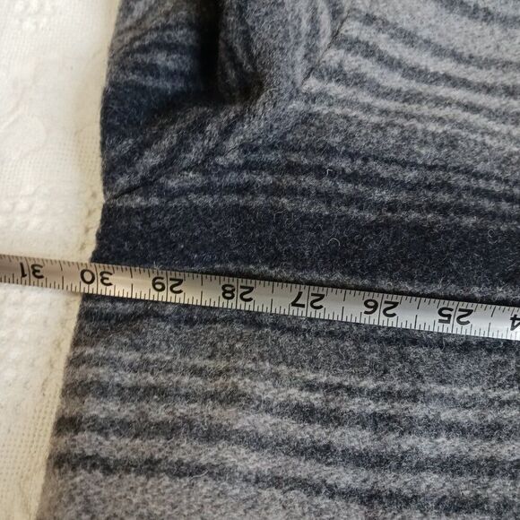 Woolrich Vintage Men's Button Front Grey Ombre Wool Coat size XXL - Picture 8 of 12